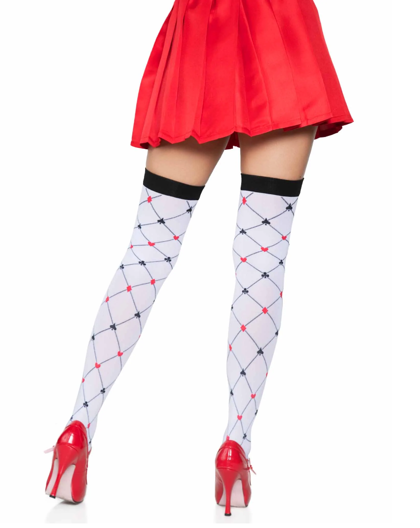HALLOWEEN . . Card Charm Thigh Highs – 241 Pantyhose 2 for 1 Pantyhose ...